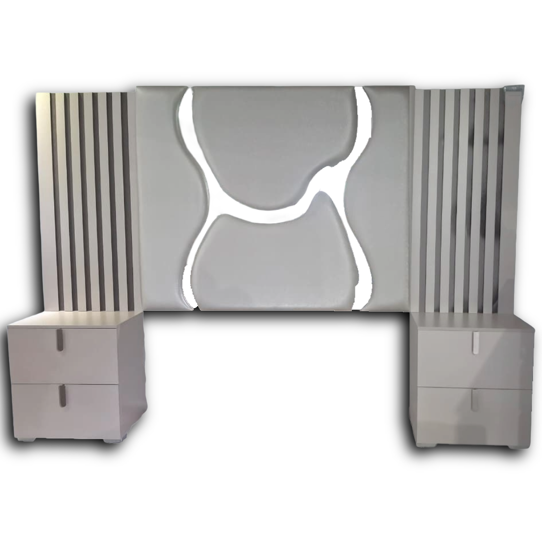 CYPRUS HEADBOARD & PED