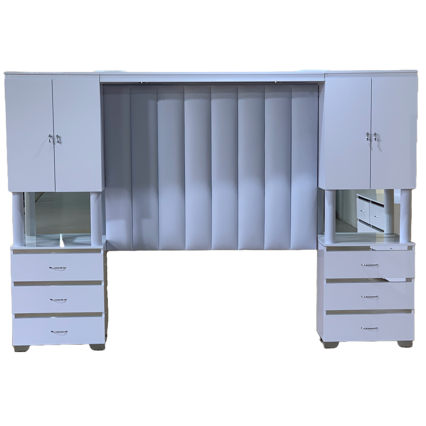 KINGSLEY HEADBOARD & PEDESTALS