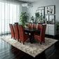 EURO DINETTE - 9PCE TAN CROC