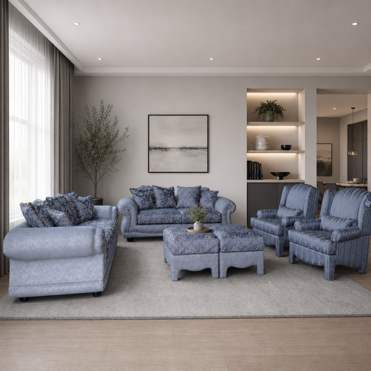 ACELIA LOUNGE SUITE - POPPY BLUE